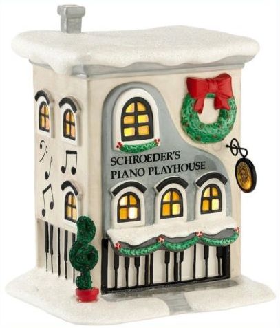 Schroeder's Piano Playhouse, Peanuts Snow Village, Department 56